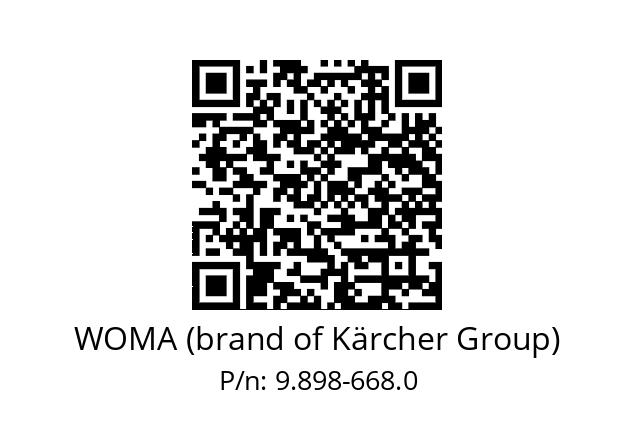   WOMA (brand of Kärcher Group) 9.898-668.0