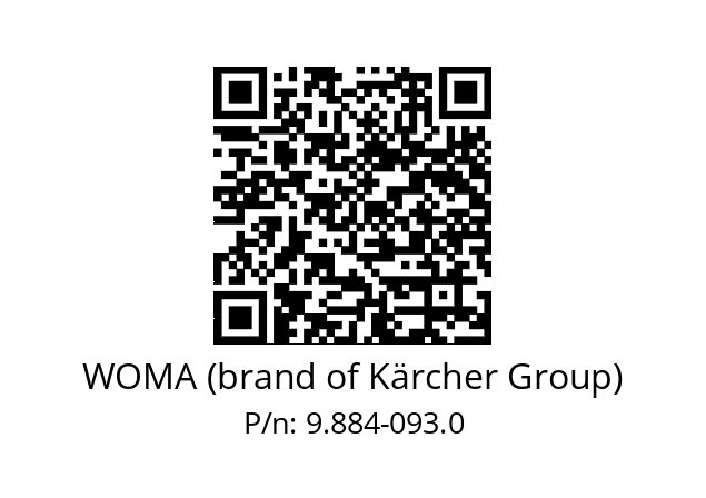   WOMA (brand of Kärcher Group) 9.884-093.0