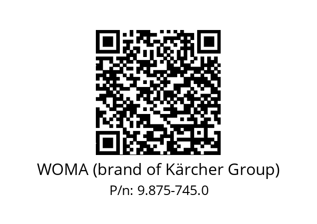   WOMA (brand of Kärcher Group) 9.875-745.0