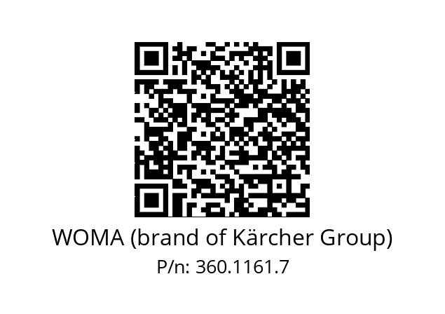   WOMA (brand of Kärcher Group) 360.1161.7