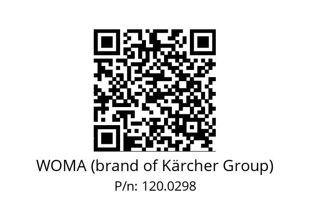   WOMA (brand of Kärcher Group) 120.0298