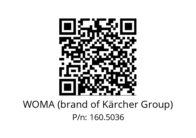   WOMA (brand of Kärcher Group) 160.5036