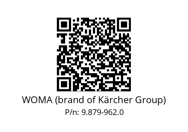   WOMA (brand of Kärcher Group) 9.879-962.0