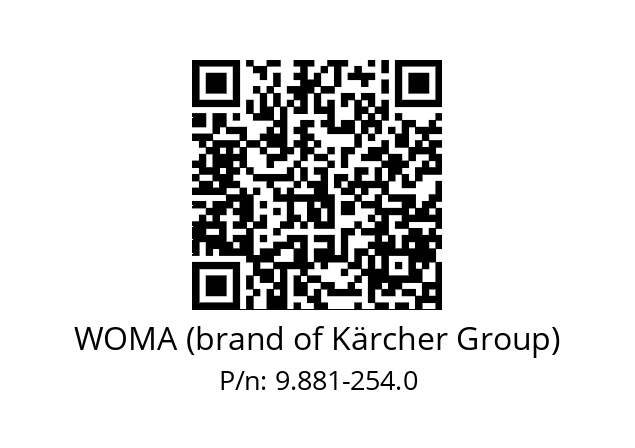   WOMA (brand of Kärcher Group) 9.881-254.0