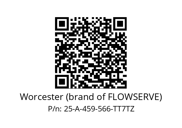   Worcester (brand of FLOWSERVE) 25-A-459-566-TT7TZ