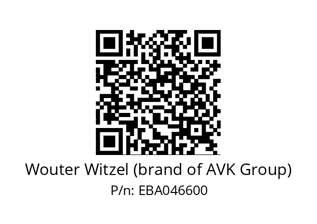   Wouter Witzel (brand of AVK Group) EBA046600