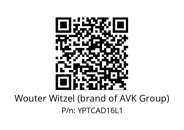   Wouter Witzel (brand of AVK Group) YPTCAD16L1