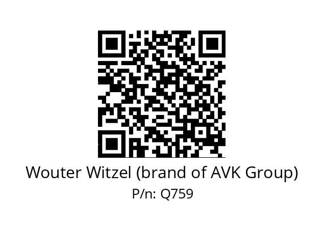   Wouter Witzel (brand of AVK Group) Q759