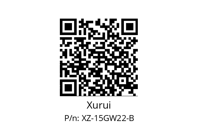   Xurui XZ-15GW22-B