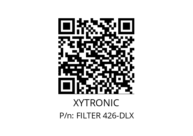   XYTRONIC FILTER 426-DLX