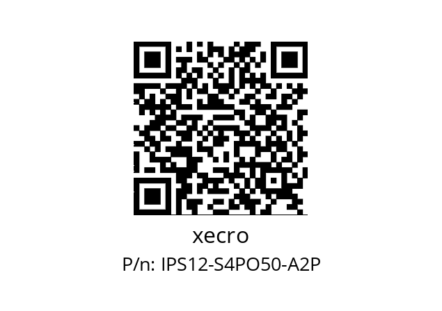   xecro IPS12-S4PO50-A2P