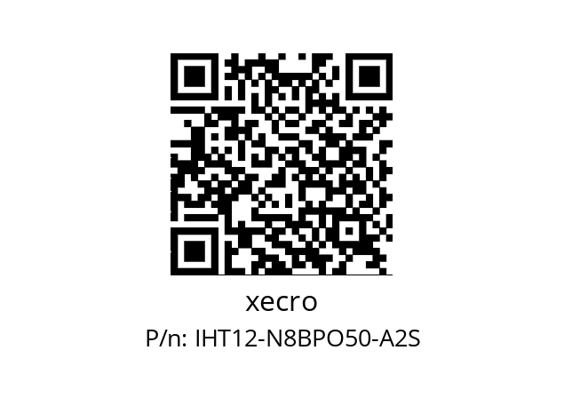   xecro IHT12-N8BPO50-A2S