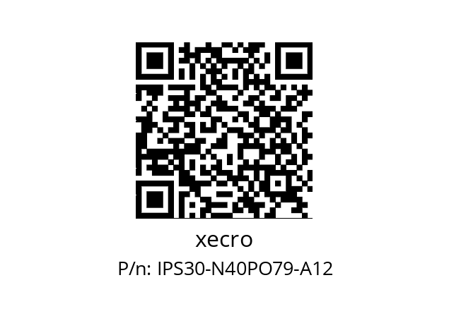   xecro IPS30-N40PO79-A12