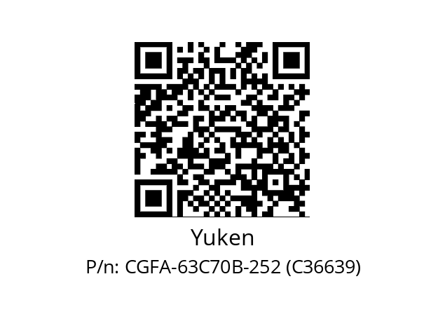   Yuken CGFA-63C70B-252 (C36639)