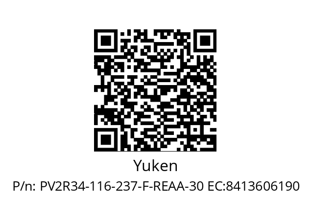   Yuken PV2R34-116-237-F-REAA-30 EC:8413606190