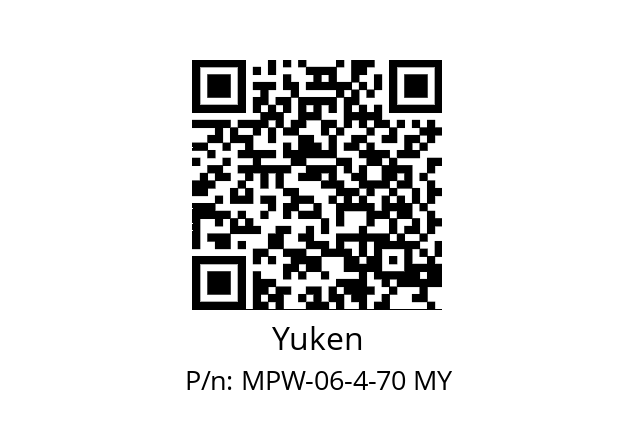   Yuken MPW-06-4-70 MY