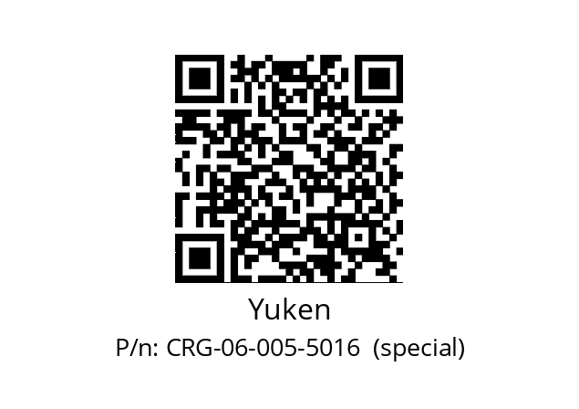   Yuken CRG-06-005-5016  (special)