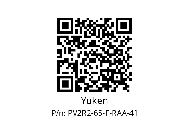   Yuken PV2R2-65-F-RAA-41