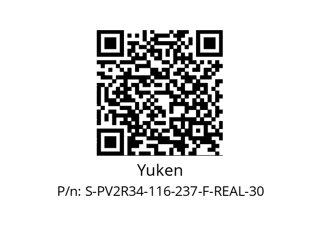   Yuken S-PV2R34-116-237-F-REAL-30