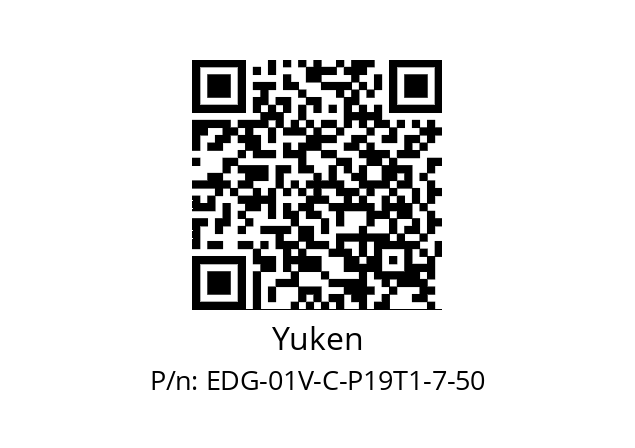   Yuken EDG-01V-C-P19T1-7-50