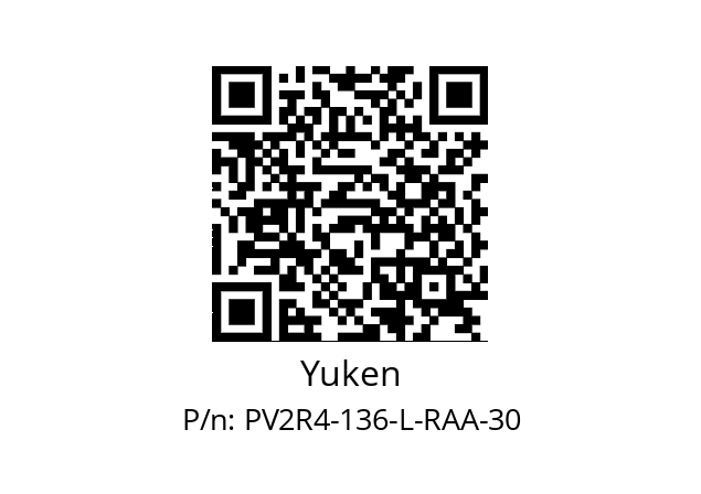   Yuken PV2R4-136-L-RAA-30