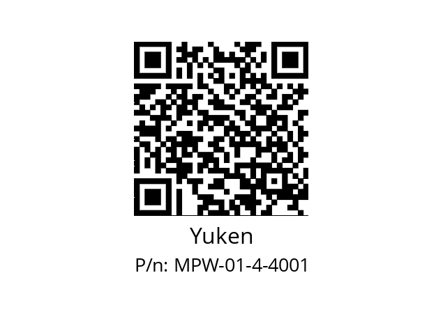   Yuken MPW-01-4-4001