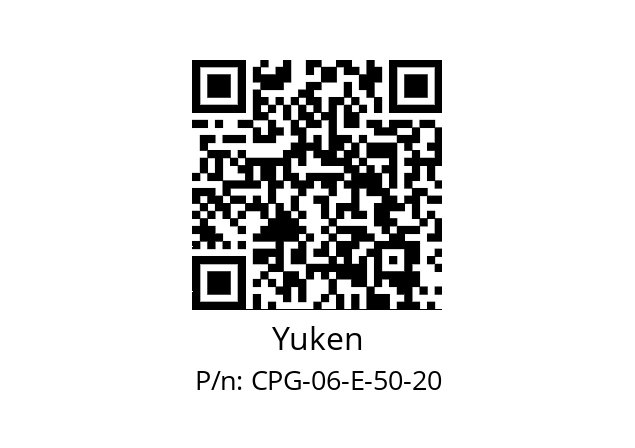   Yuken CPG-06-E-50-20