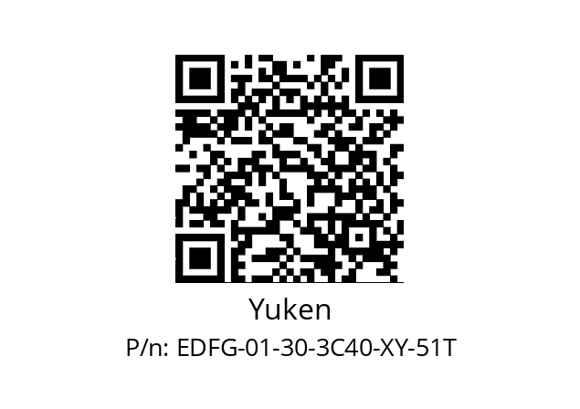   Yuken EDFG-01-30-3C40-XY-51T