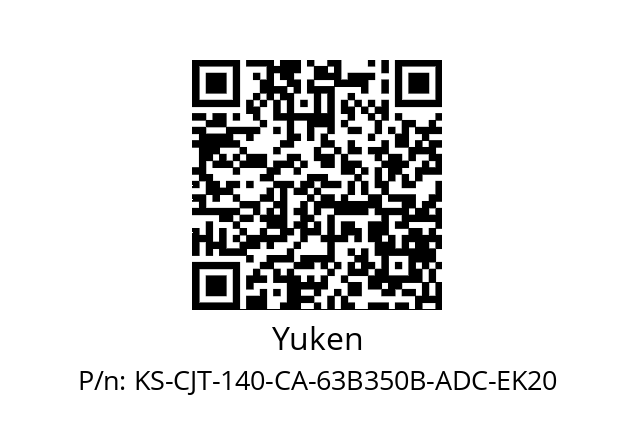   Yuken KS-CJT-140-CA-63B350B-ADC-EK20