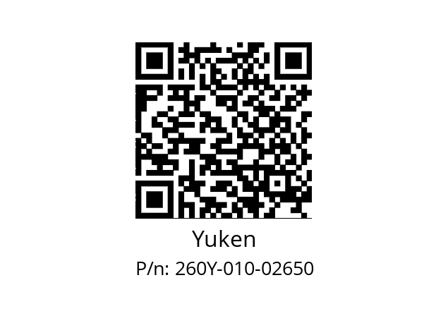   Yuken 260Y-010-02650