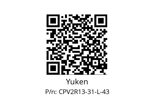   Yuken CPV2R13-31-L-43