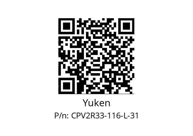   Yuken CPV2R33-116-L-31