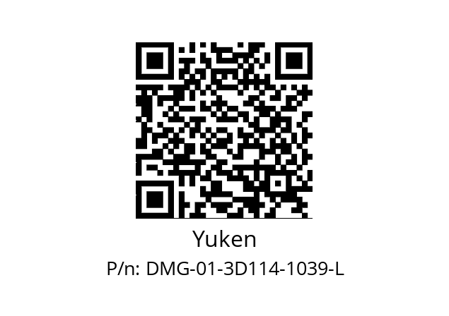   Yuken DMG-01-3D114-1039-L