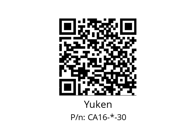   Yuken CA16-*-30