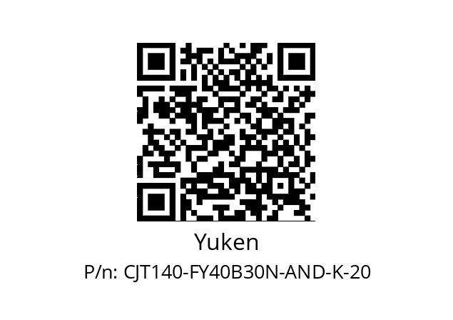   Yuken CJT140-FY40B30N-AND-K-20