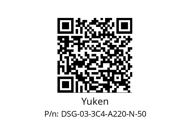   Yuken DSG-03-3C4-A220-N-50