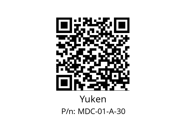   Yuken MDC-01-A-30