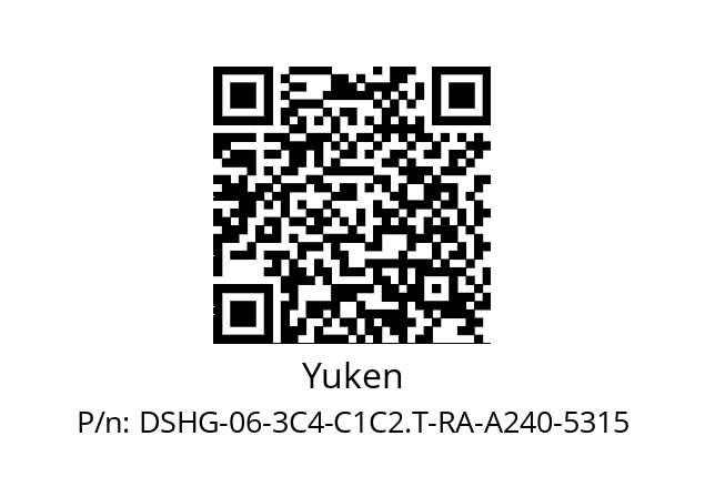   Yuken DSHG-06-3C4-C1C2.T-RA-A240-5315