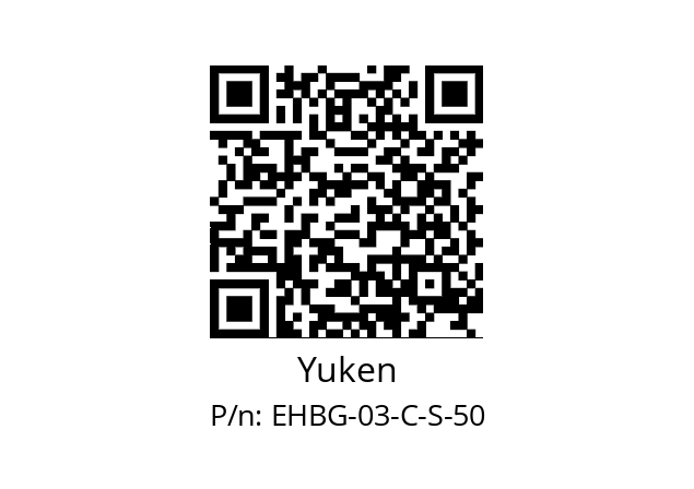   Yuken EHBG-03-C-S-50