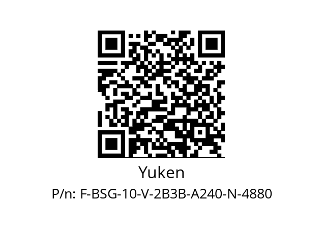   Yuken F-BSG-10-V-2B3B-A240-N-4880