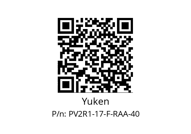   Yuken PV2R1-17-F-RAA-40