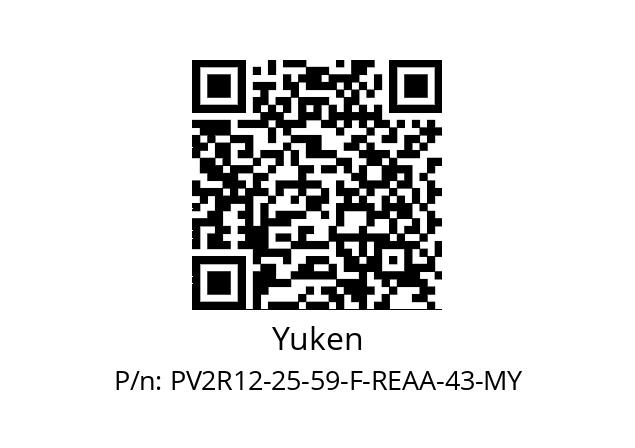   Yuken PV2R12-25-59-F-REAA-43-MY