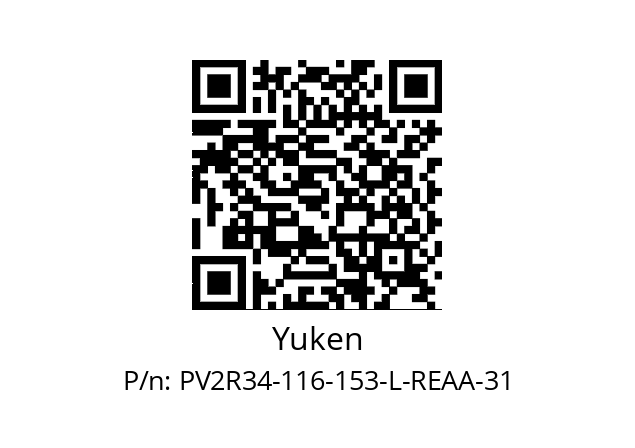   Yuken PV2R34-116-153-L-REAA-31