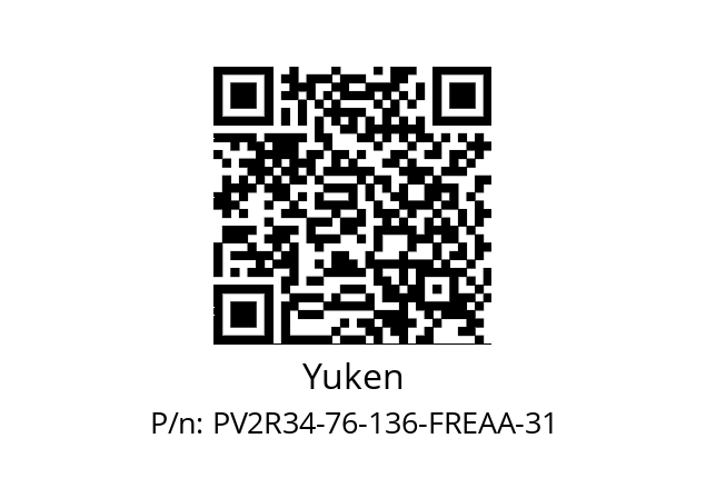   Yuken PV2R34-76-136-FREAA-31