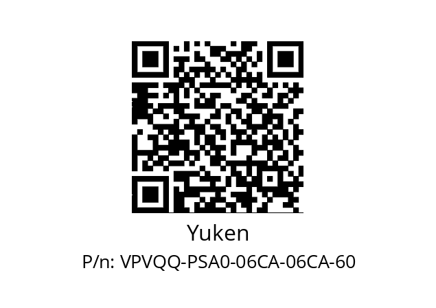   Yuken VPVQQ-PSA0-06CA-06CA-60