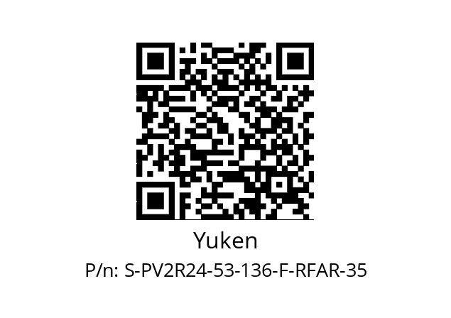   Yuken S-PV2R24-53-136-F-RFAR-35