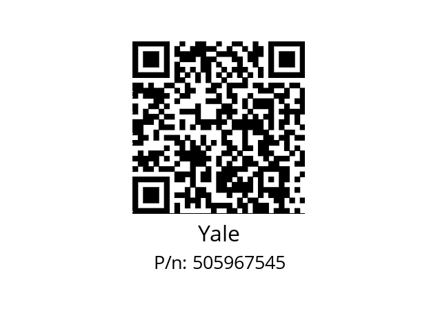   Yale 505967545