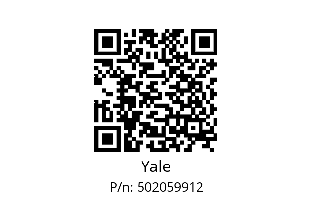   Yale 502059912