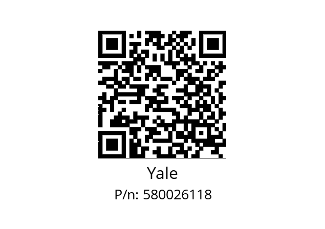   Yale 580026118