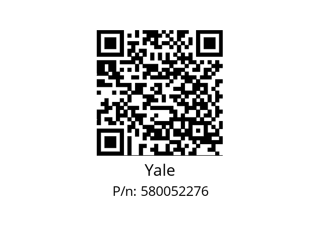   Yale 580052276